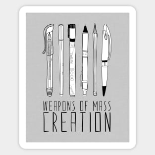 Weapons Of Mass Creation Sticker